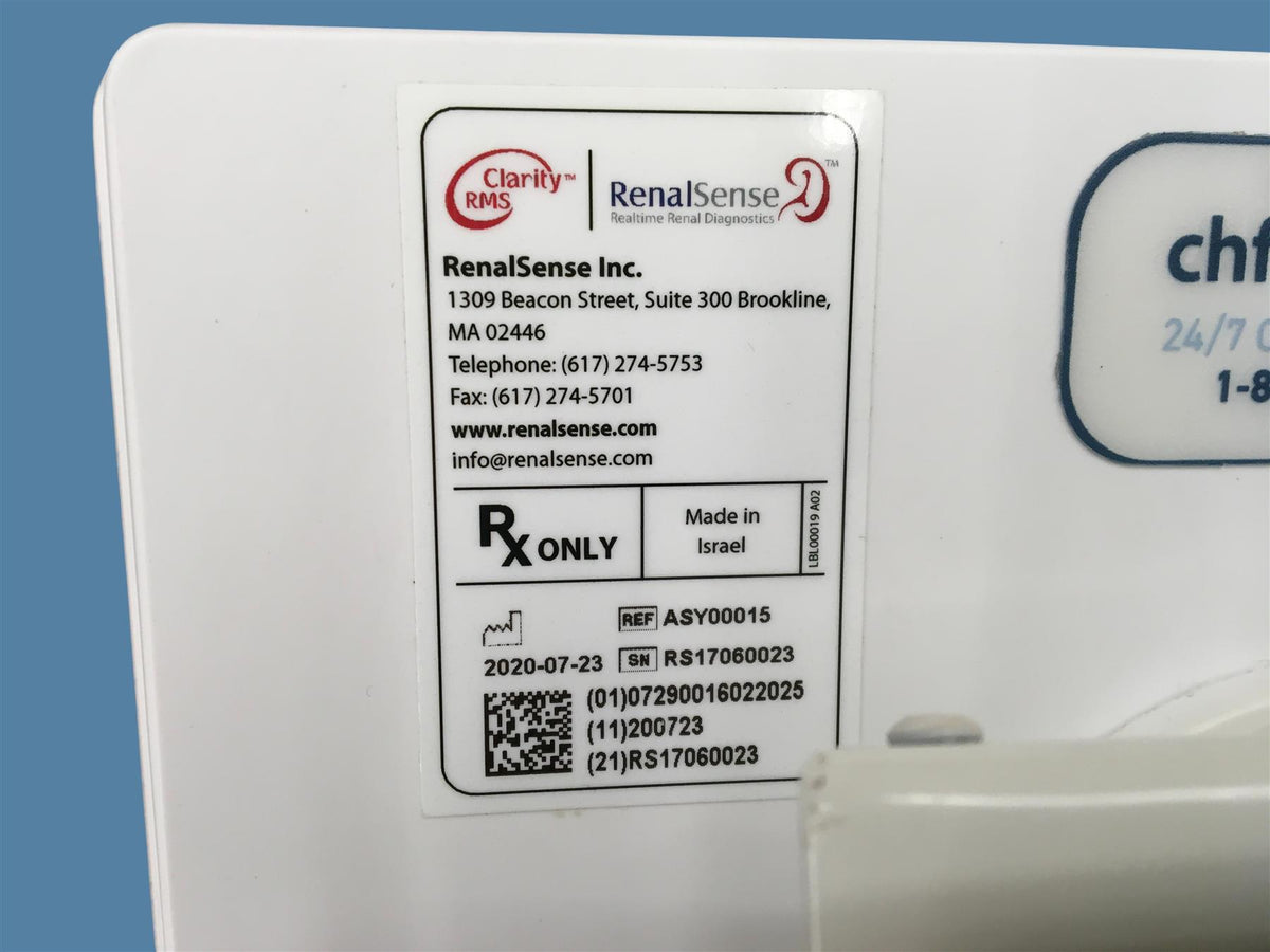 RenalSense Clarity RMS Urine Output Monitor (2020) + 2 Batteries, Dock & Charger
