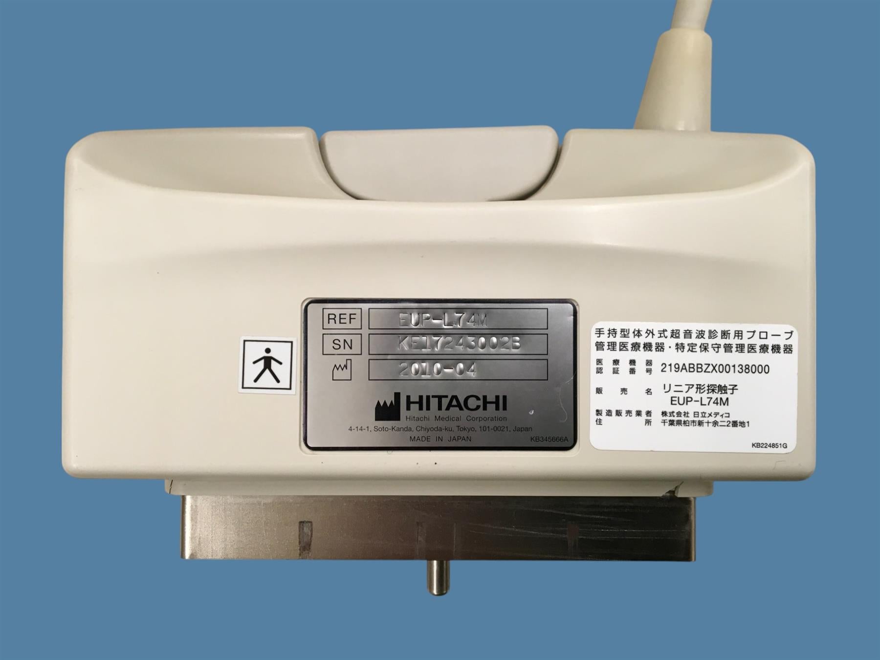 Hitachi EUP-L74M Linear Array Ultrasound Transducer Probe (2010)