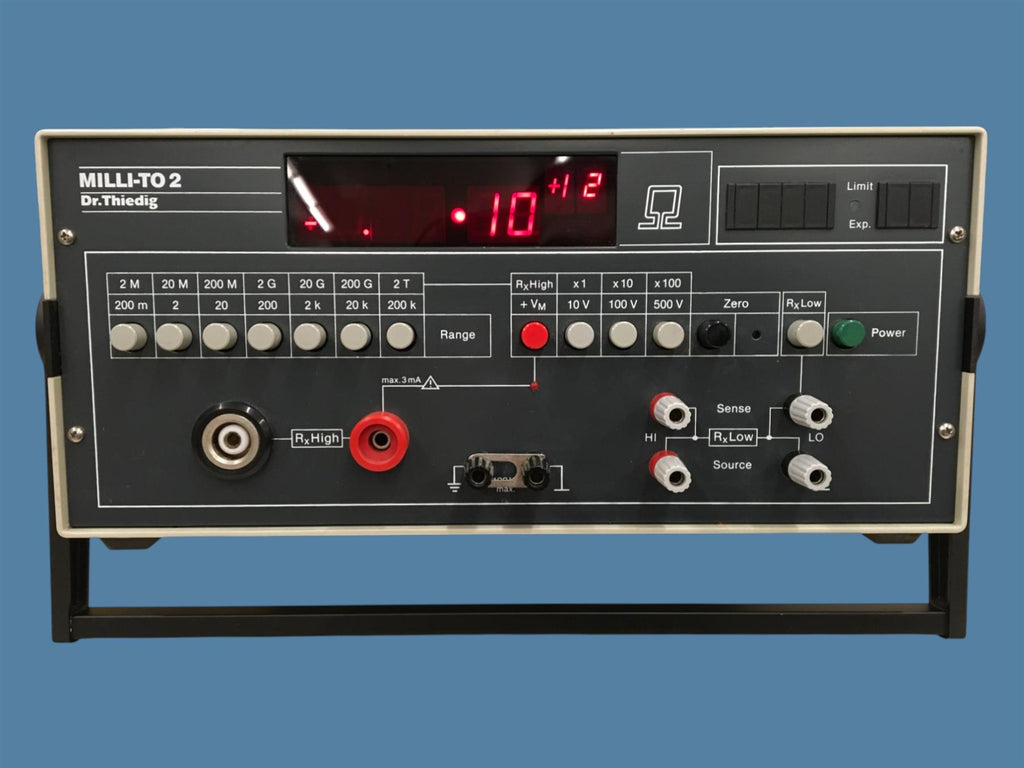 Dr. Thiedig Milli-To 2 Wide Range Resistance Meter (2 Milliohm to 2 Teraohm)