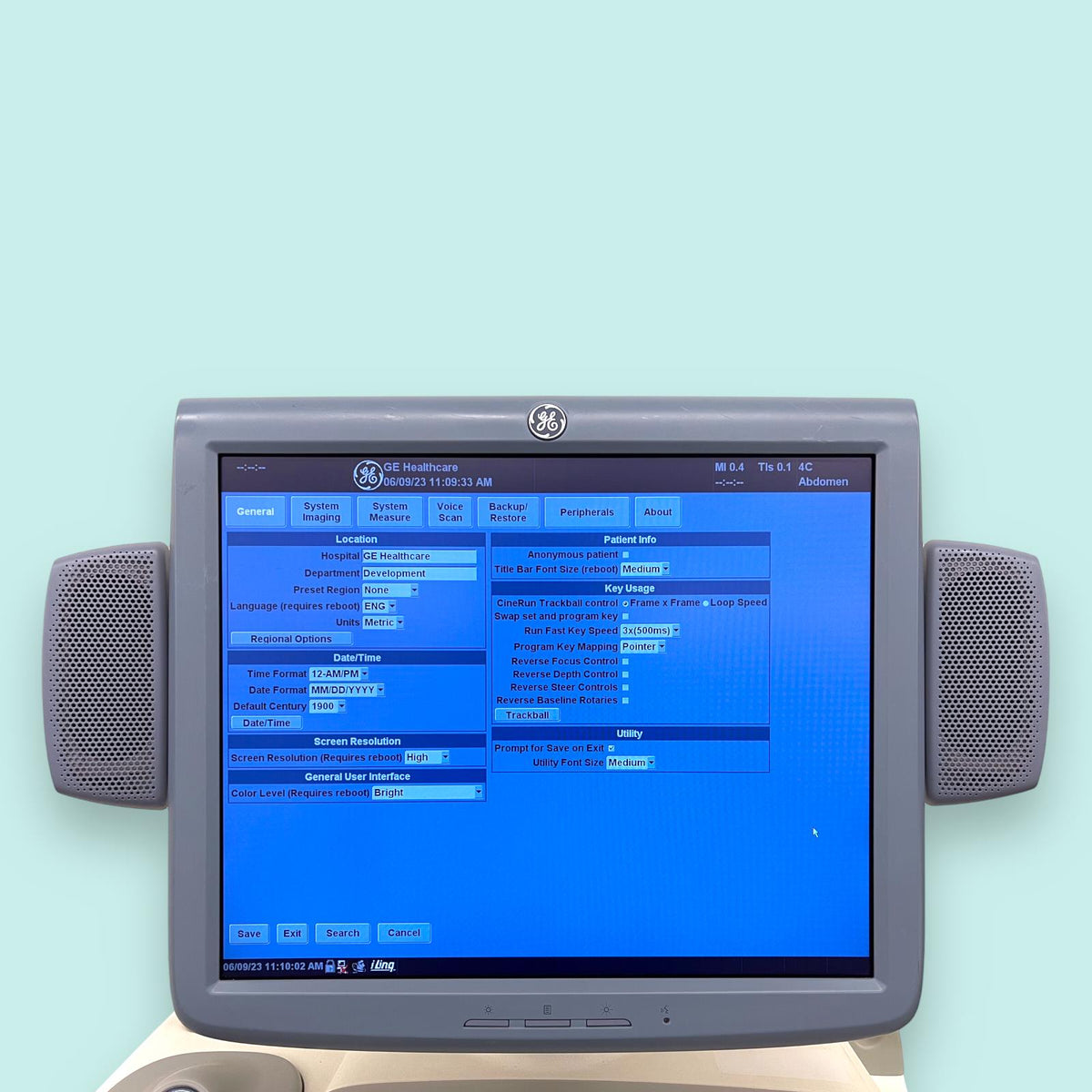General Electric GE Ultrasound Logiq 9 w/ License & 3 Probes 5177000