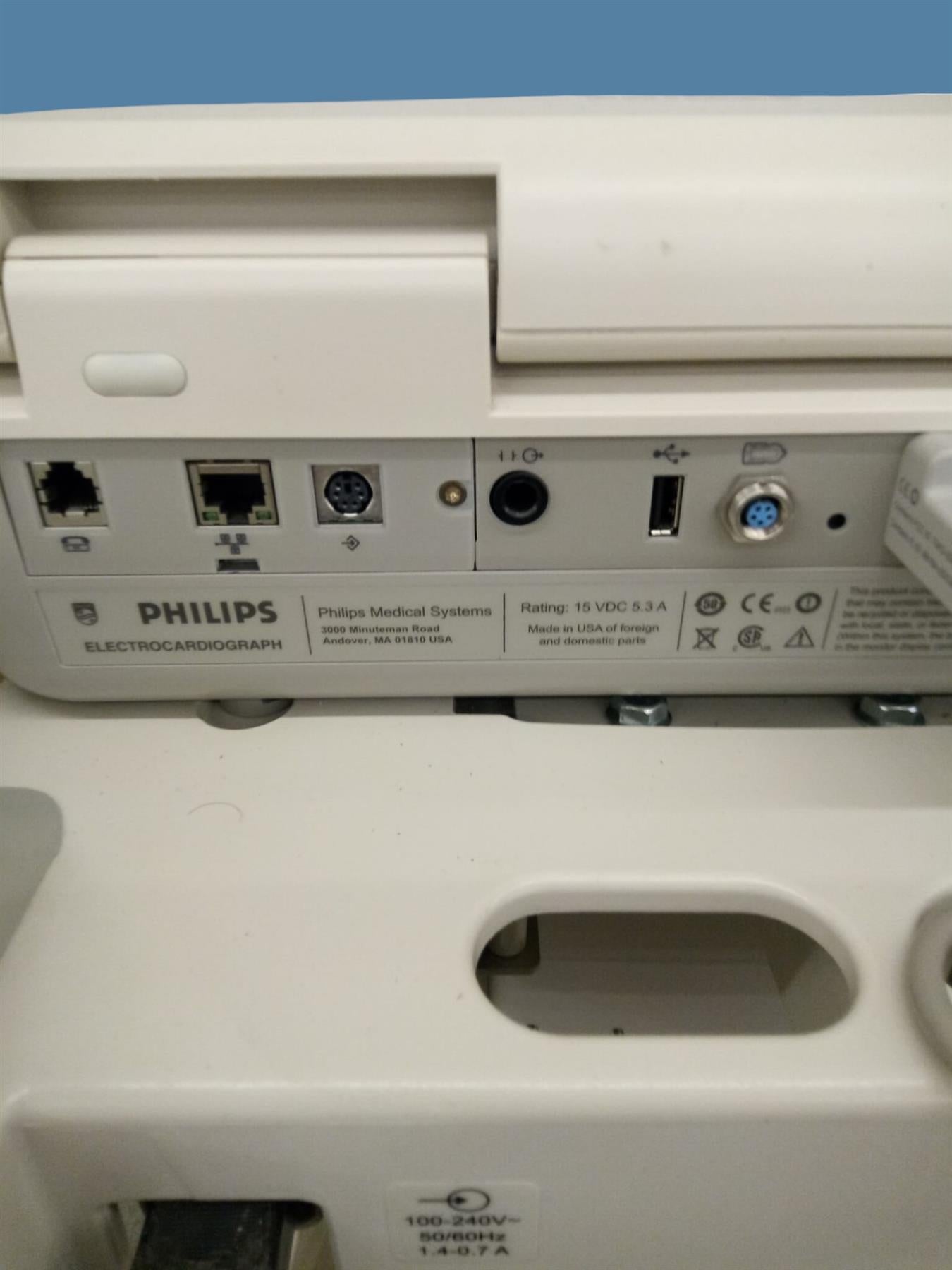 Philips PageWriter TC70 Color TouchScreen ECG/EKG Machine + Cart/WiFi/PowerSpply