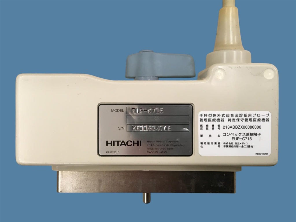 Hitachi EUP-C715 Convex Array 1/5MHz Ultrasound Transducer Probe