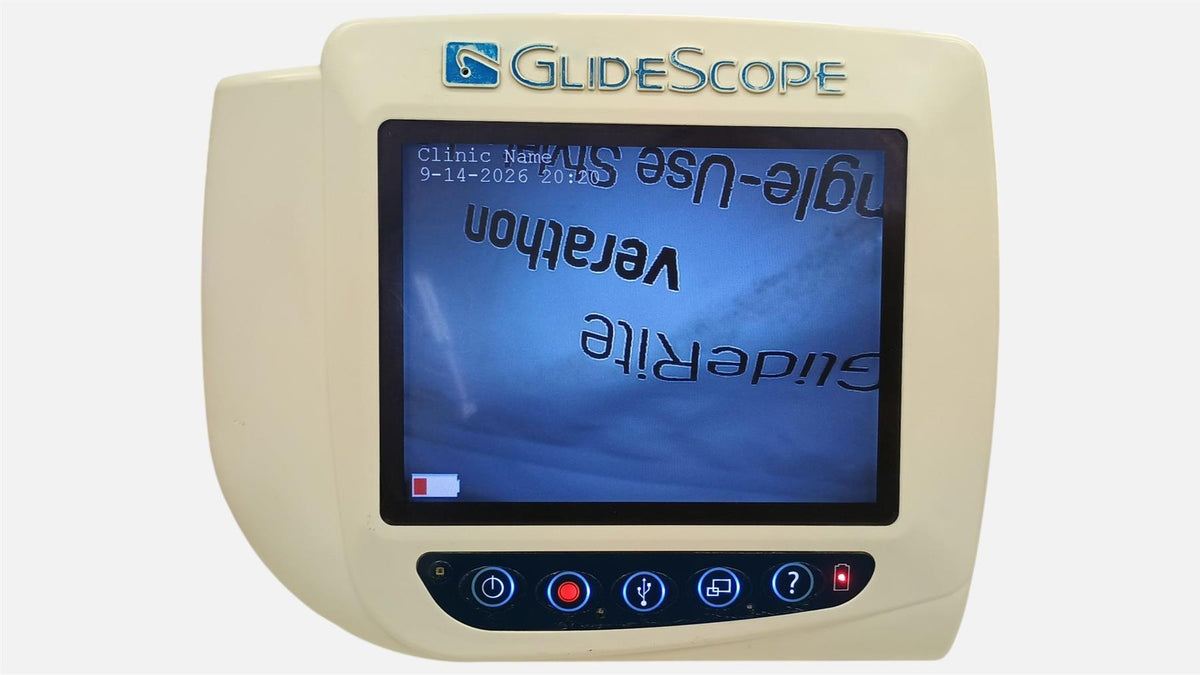 Verathon GlideScope Cobalt AVL Monitor w/ 0570-0306 & 0570-0307 Video Batons