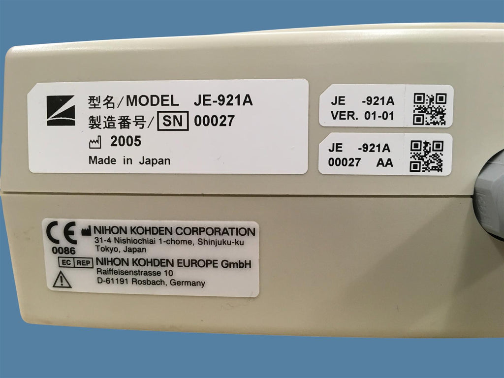 Nihon Kohden JE-921A Neurofax EEG Amplifier / Electrode Junction Box (2005)