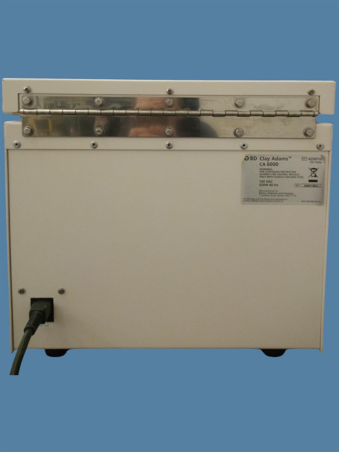 Becton Dickinson Clay Adams CA6000 Benchtop Centrifuge