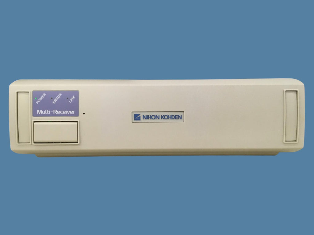 Nihon Kohden ORG-9110A Multiple Patient Receiver w/ 8x ZR-920P Modules