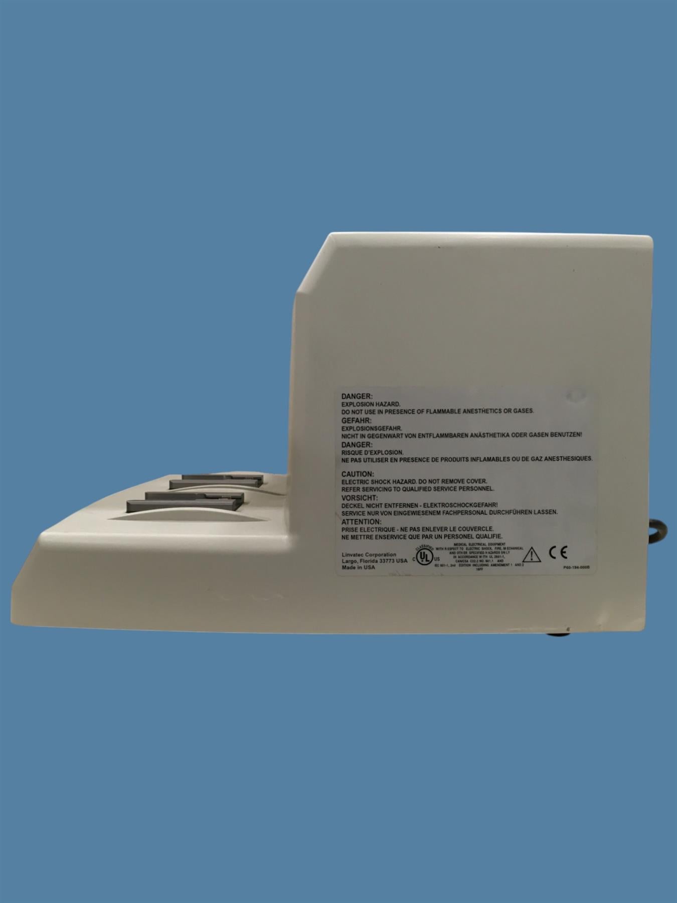 Linvatec Hall Surgical PRO3600 Battery Charger