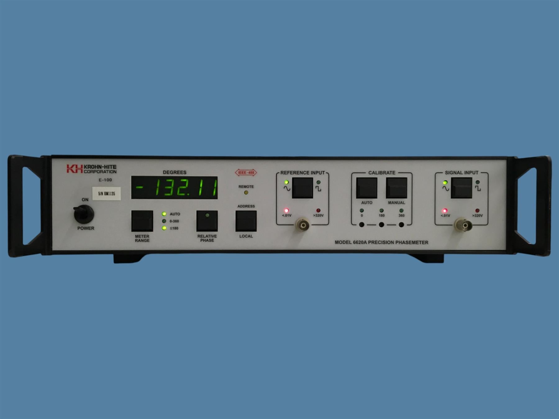 Krohn-Hite Corp. Model 6620A Precision Phasemeter w/ Manual