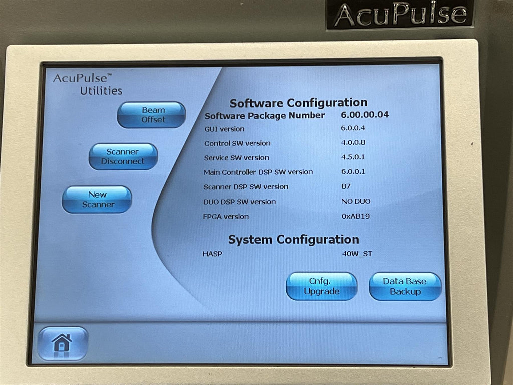 2011 Lumenis AcuPulse ST 40W CO2 SurgiTest Soft Tissue Laser System 40ST