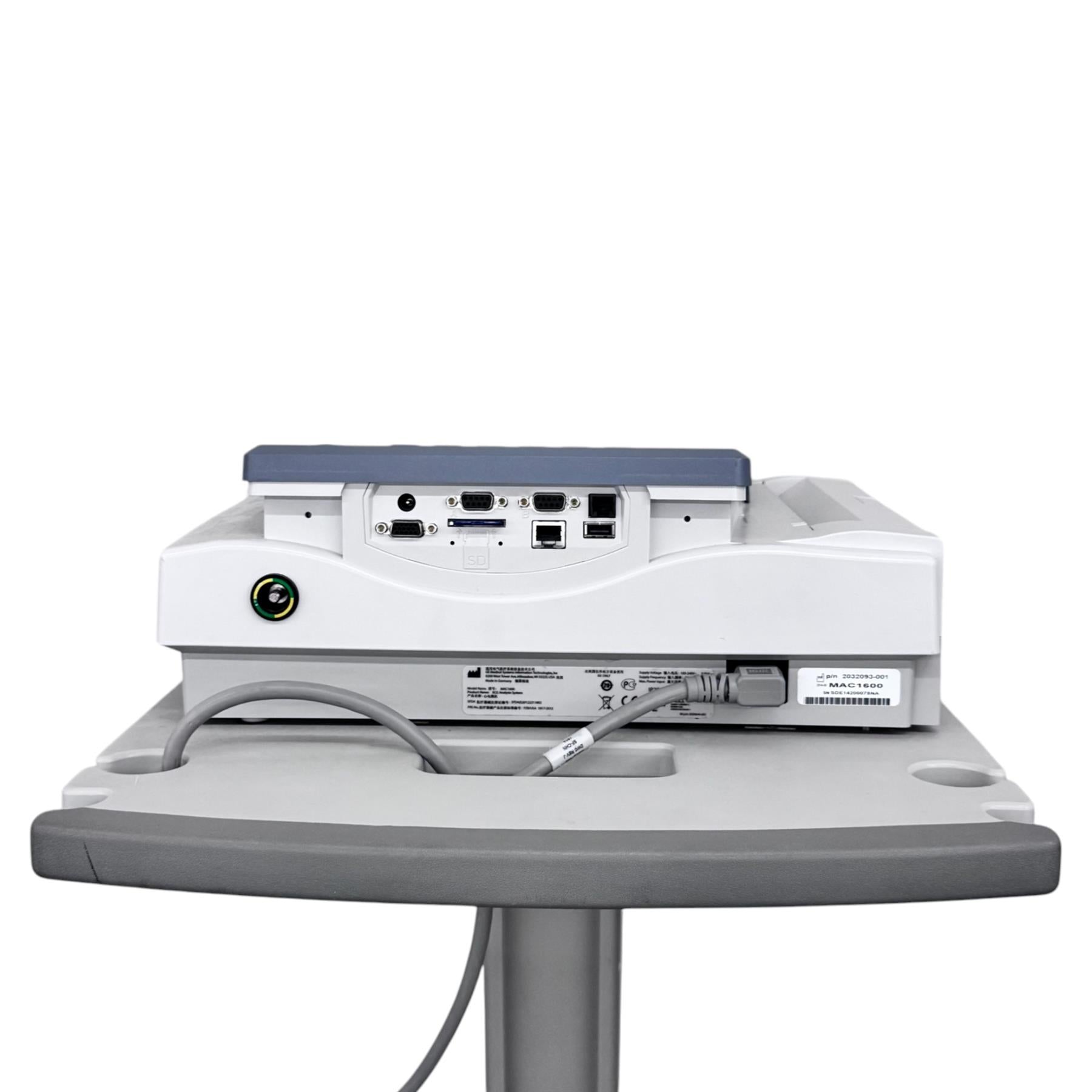 GE Healthcare MAC 1600 ECG Analysis System