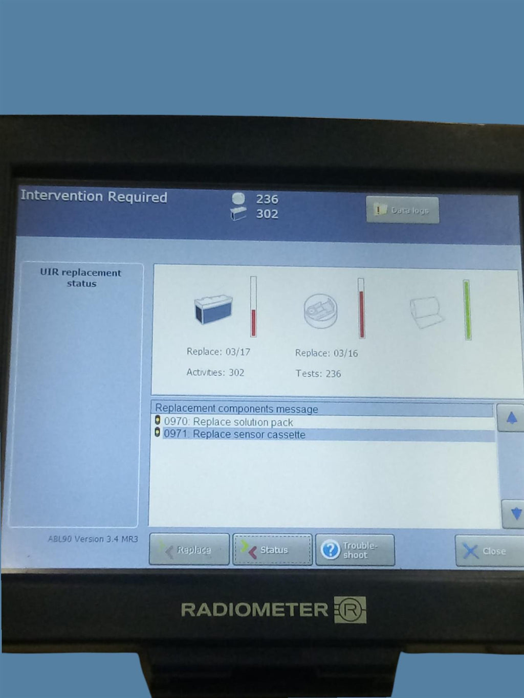 Radiometer ABL90 FLEX PLUS Blood Gas Analyzer