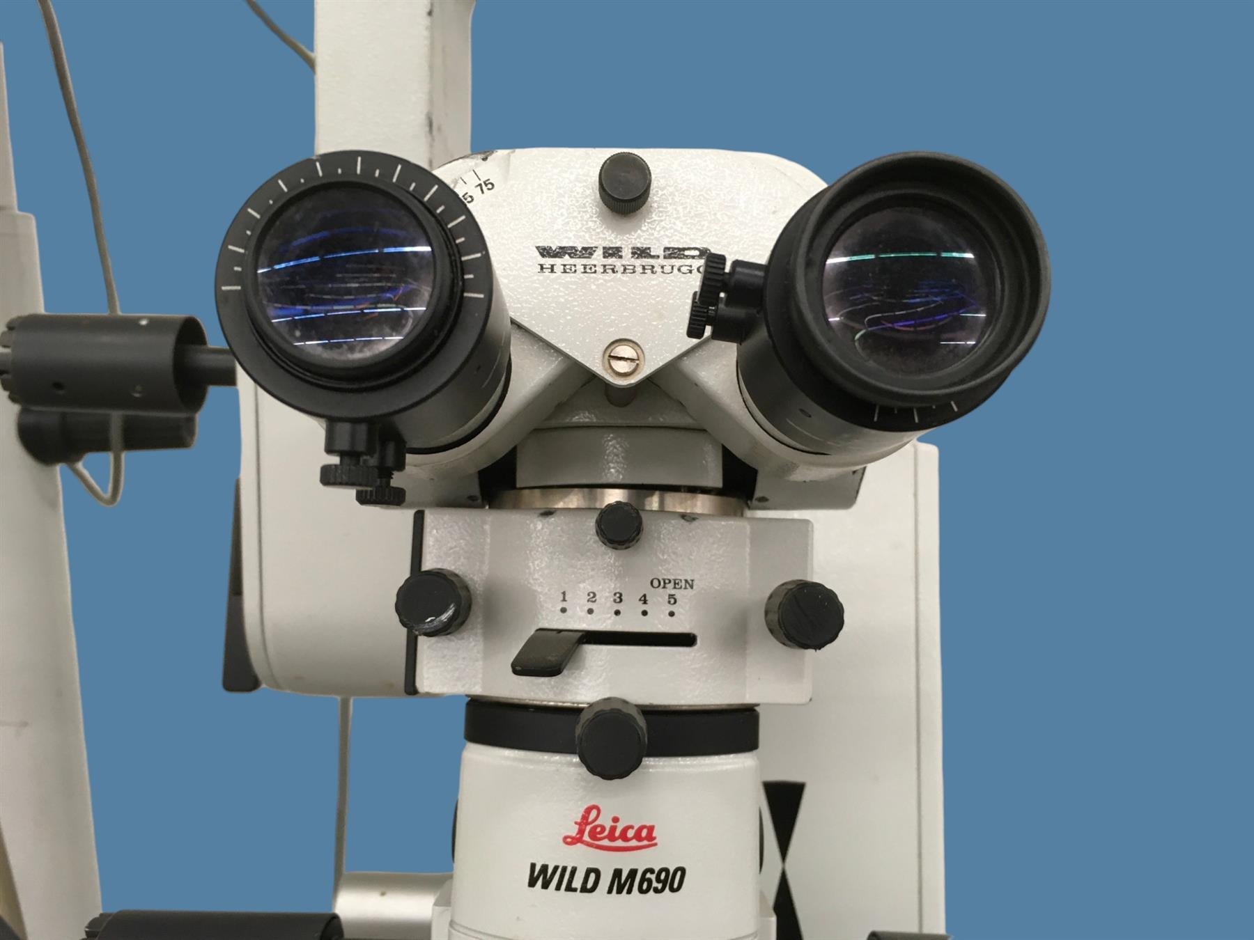 Wild Heerbrugg M690 Surgical Microscope w/ MEL 48 Controller on MS-C Stand