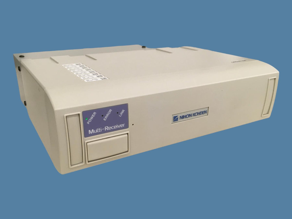 Nihon Kohden ORG-9110A Multiple Patient Receiver w/ 8x ZR-920P Modules