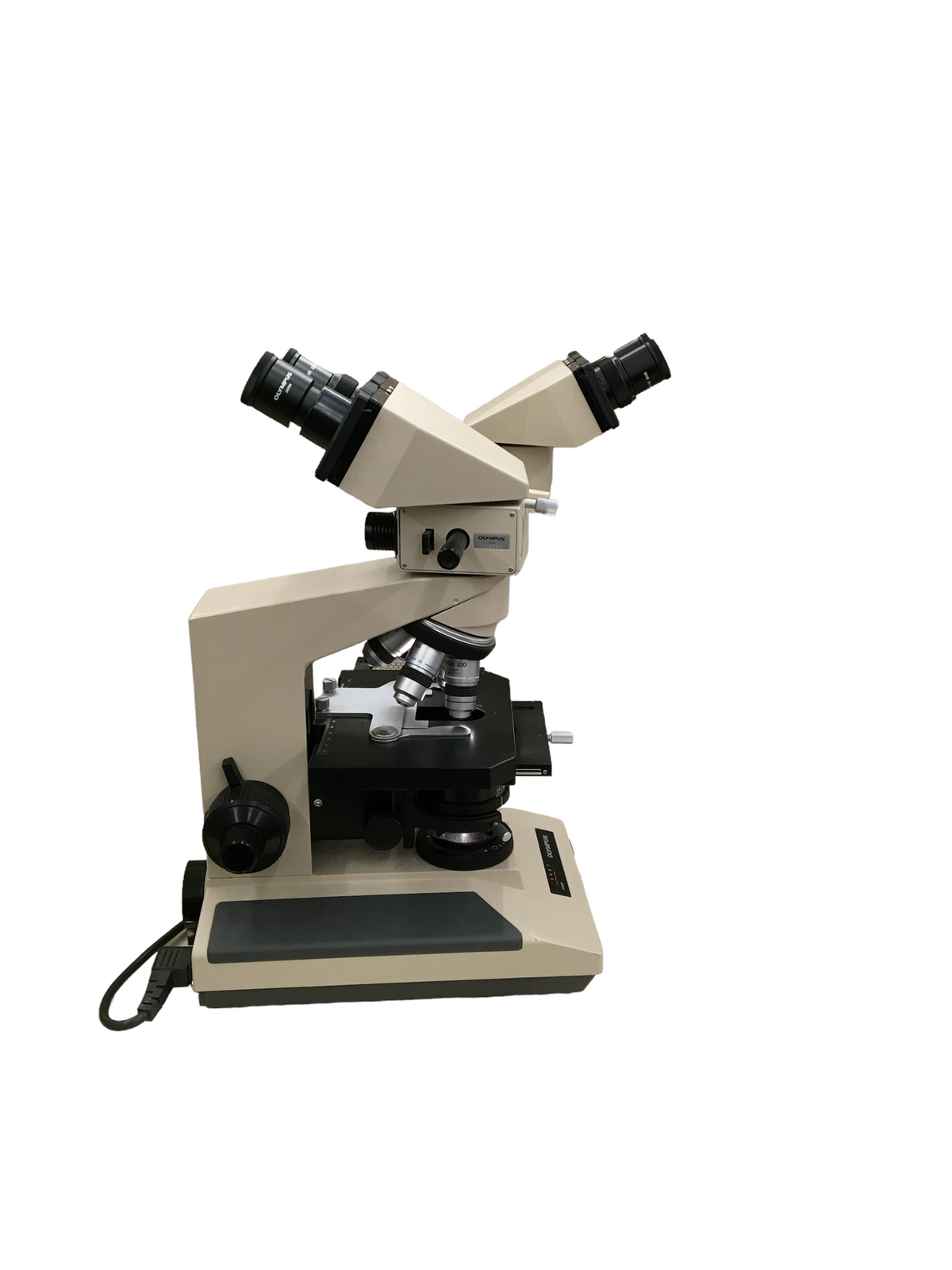Olympus BH2 Dual Viewing Face To Face Microscope w/ DPlan 4x, 10x, 40x, 50x