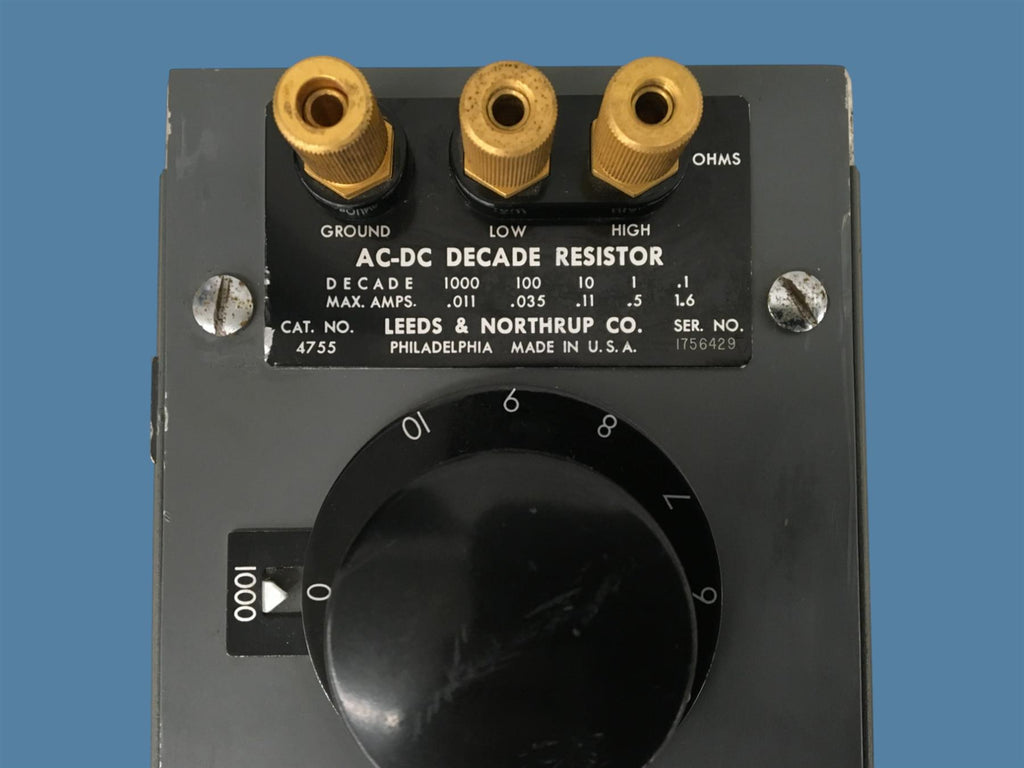 Leeds & Northrup Co. 4755 AC-DC Decade Resistor