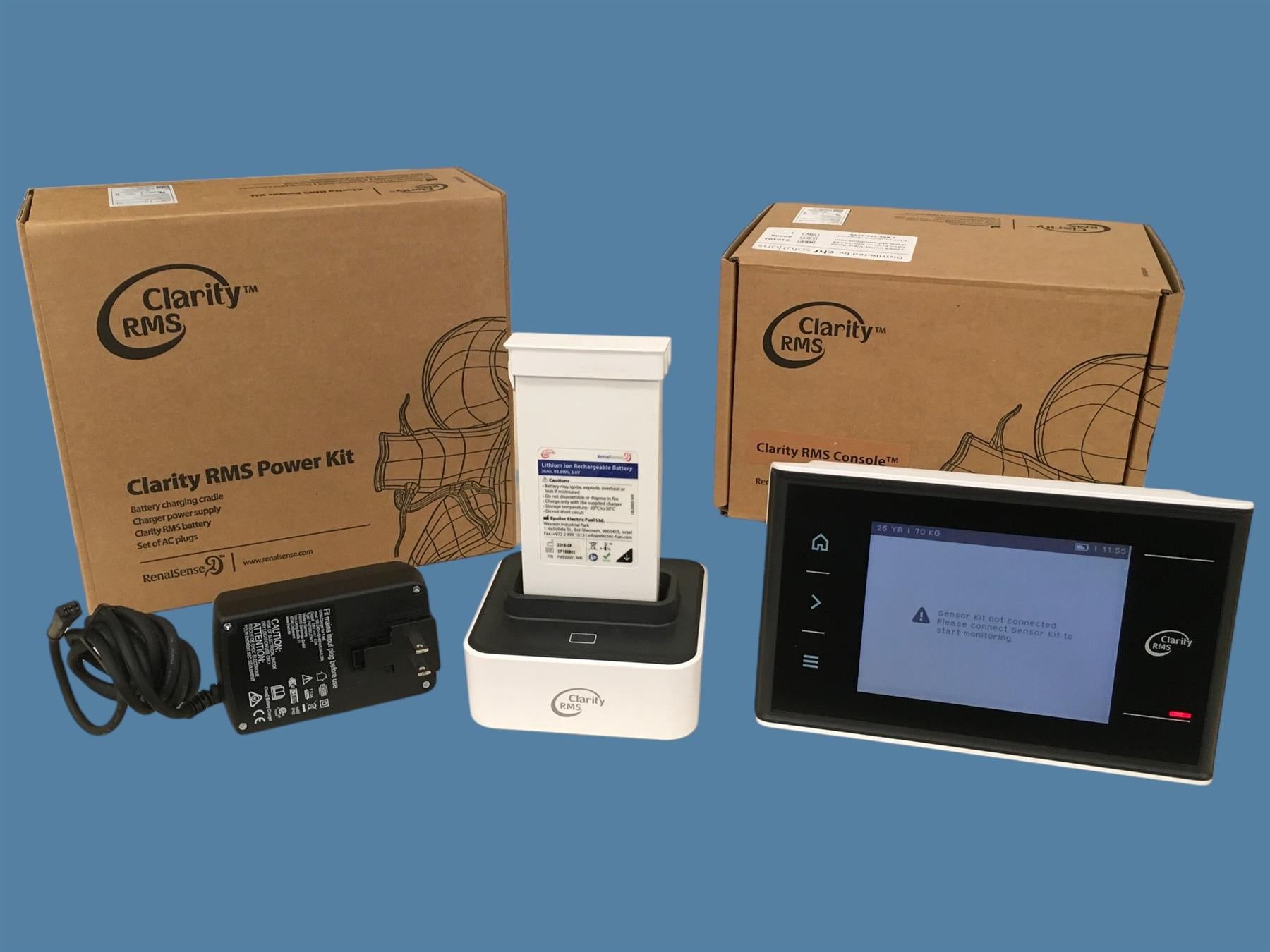 RenalSense Clarity RMS Urine Output Monitor (2020) + 2 Batteries, Dock & Charger