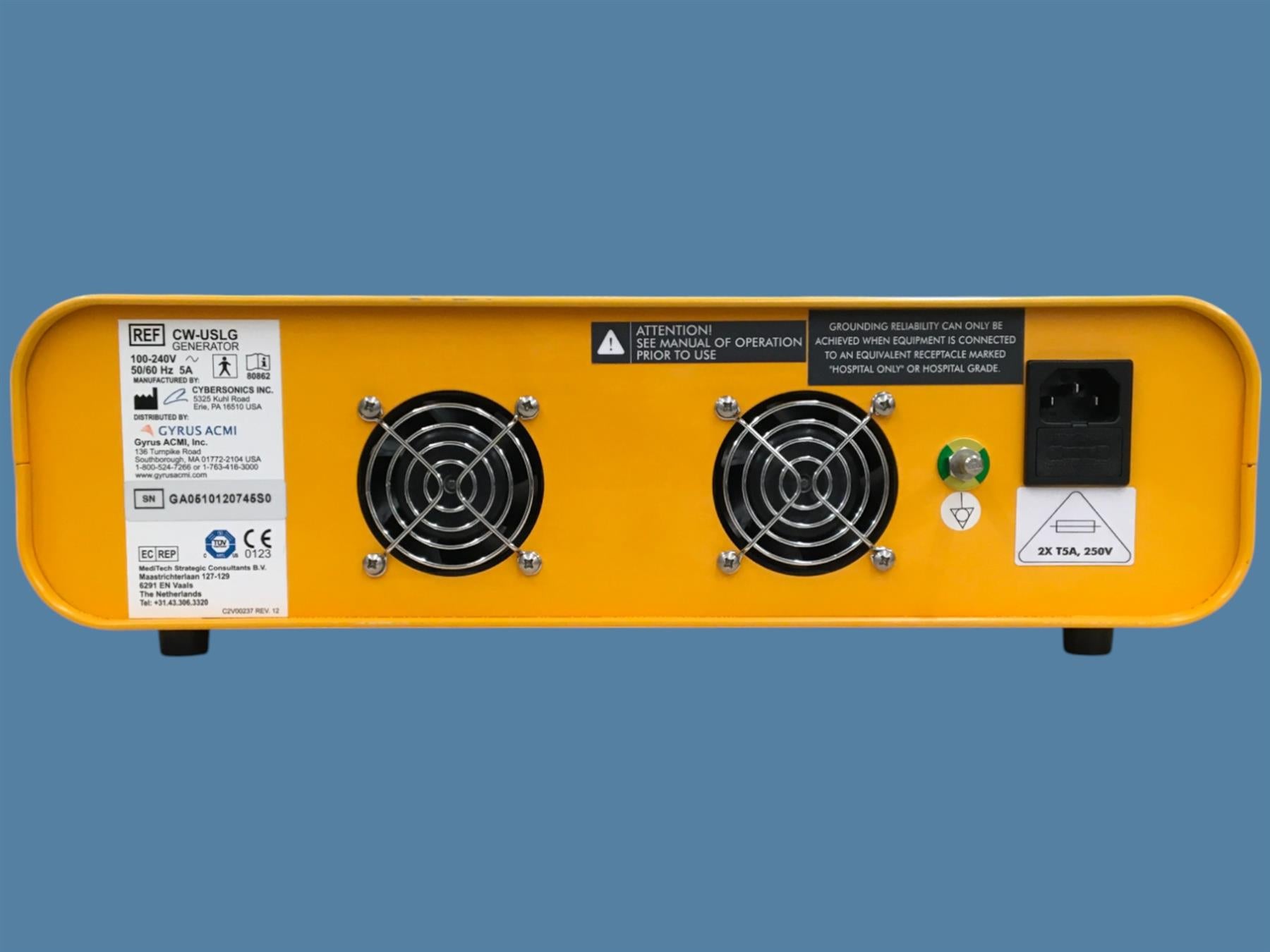 Gyrus ACMI CyberWand Ultrasonic Lithotripter Generator (CW-USLG) w/ Footswitch