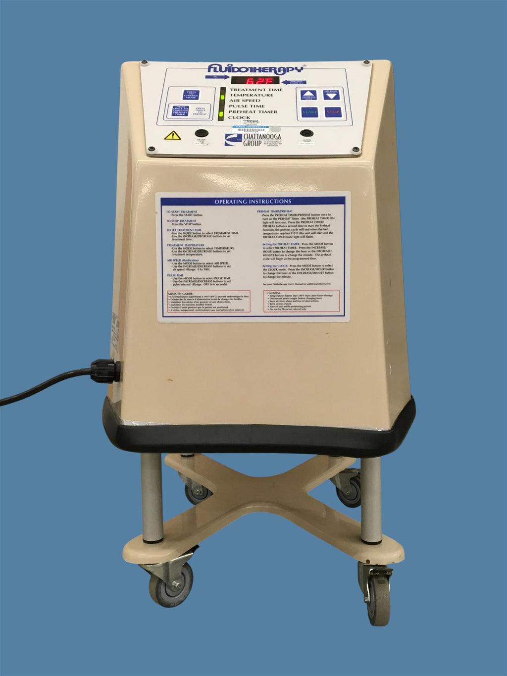 Chattanooga FLU115D Double Extremity Fluidotherapy System
