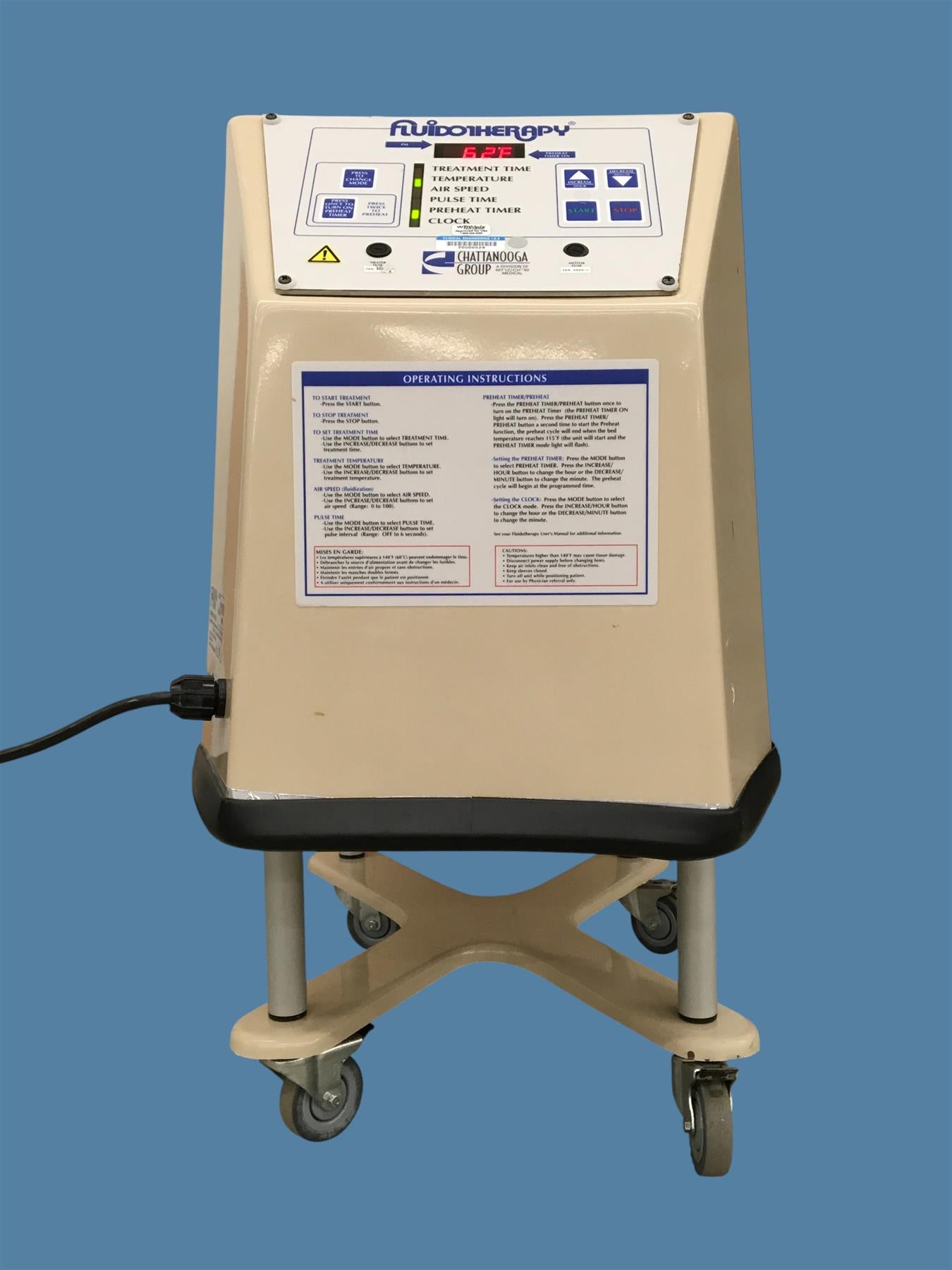 Chattanooga FLU115D Double Extremity Fluidotherapy System