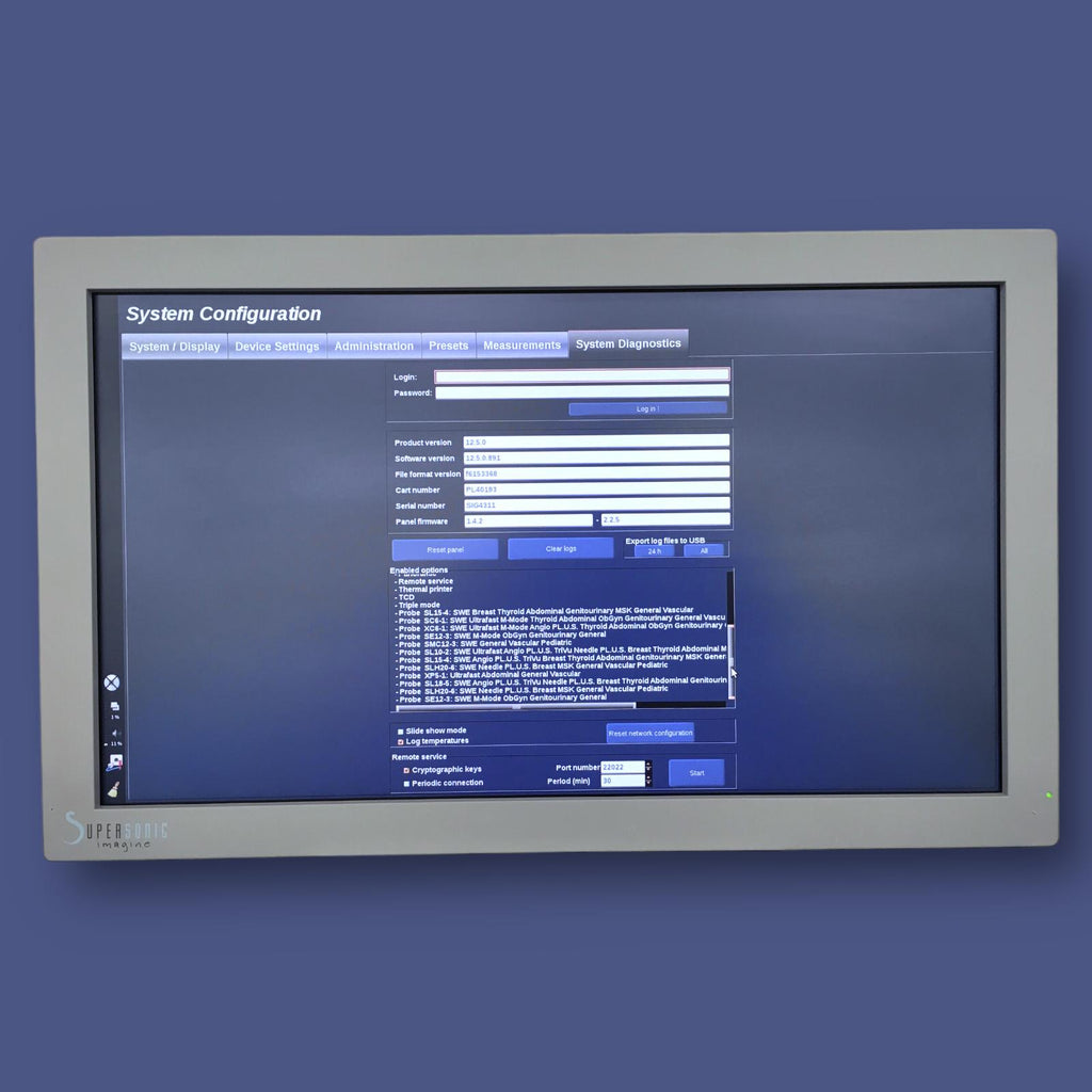 2014 AIXPLORER SuperSonic Imagine SSIP92029 Ultrasound Machine