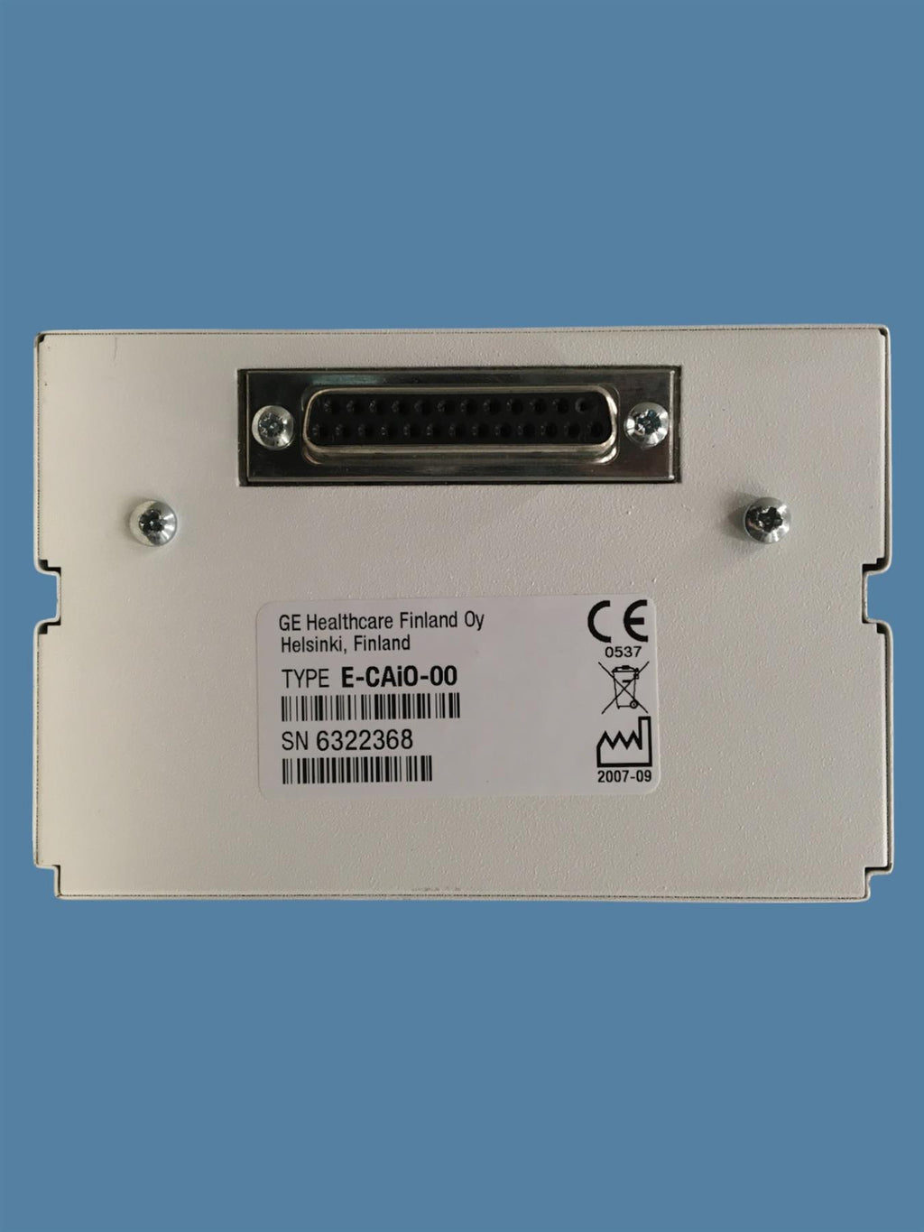 GE Healthcare E-CAiO-00 Respiratory/Gas Exhaust Module