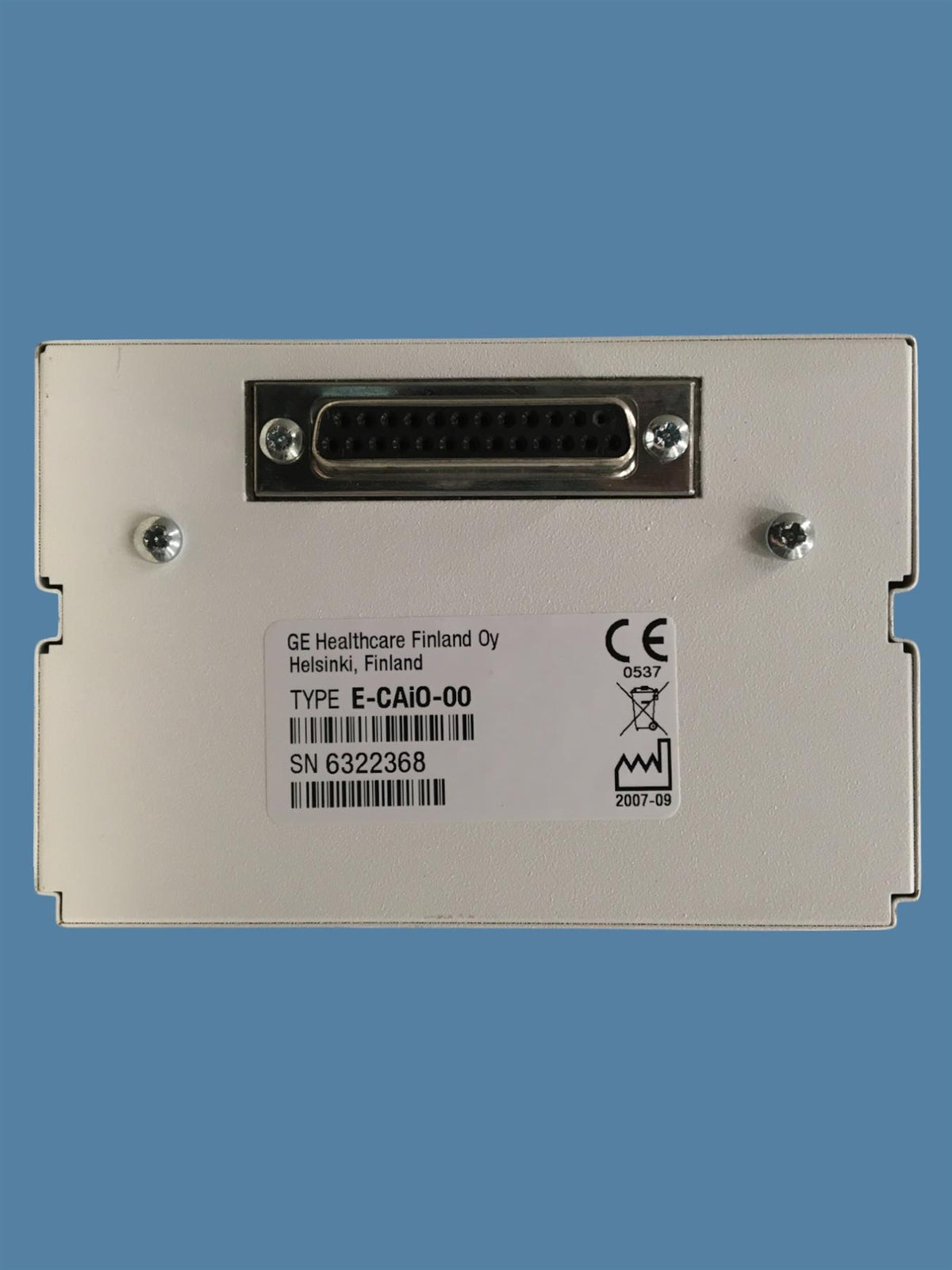 GE Healthcare E-CAiO-00 Respiratory/Gas Exhaust Module