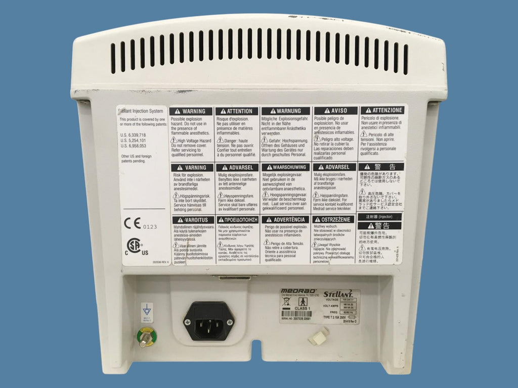 Medrad Stellant CT Injection System Power Supply Base Unit 201419 Rev D