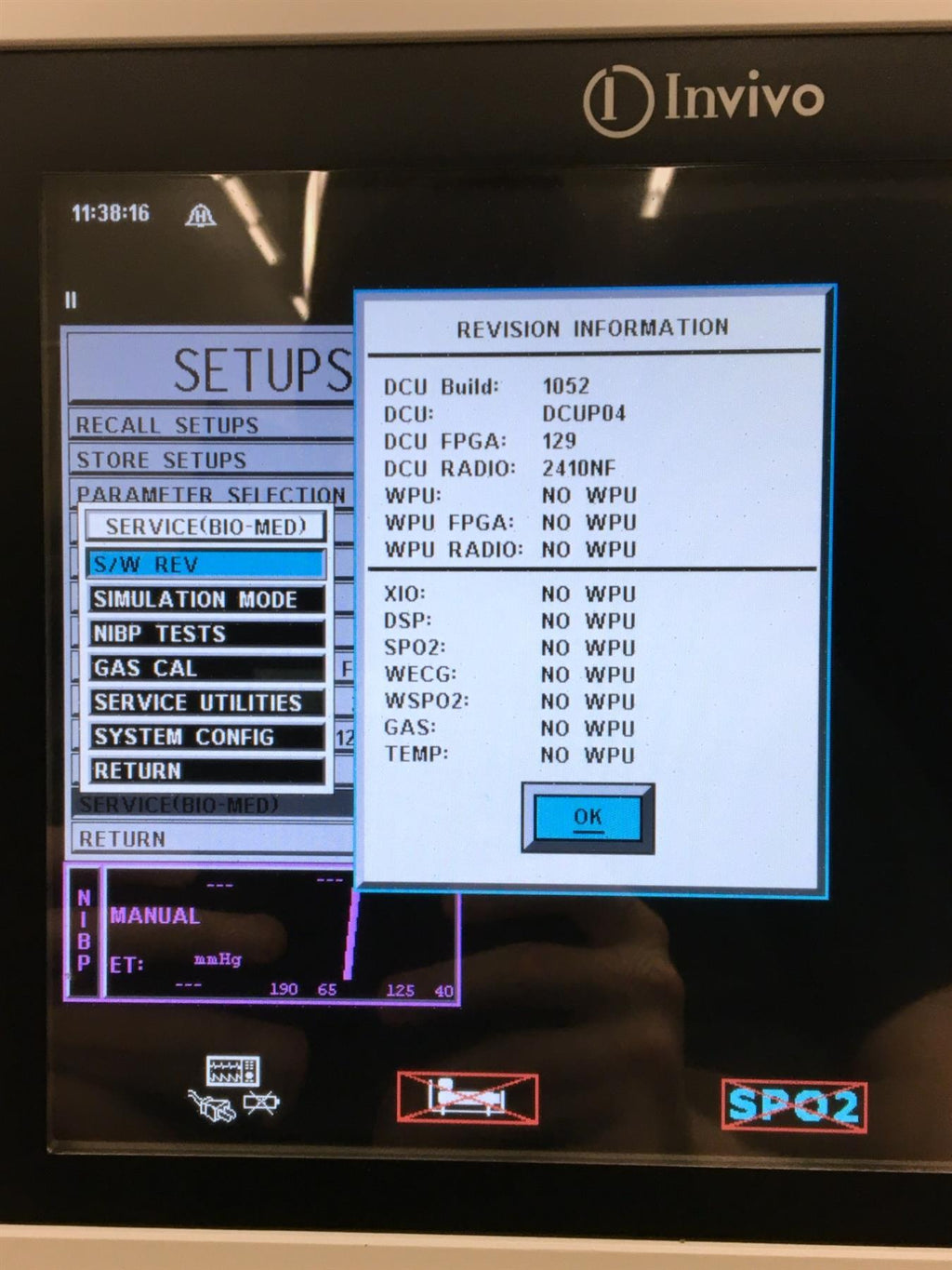 Invivo Expression MRI Patient Monitoring System Model 865214 (w/o Power Supply)
