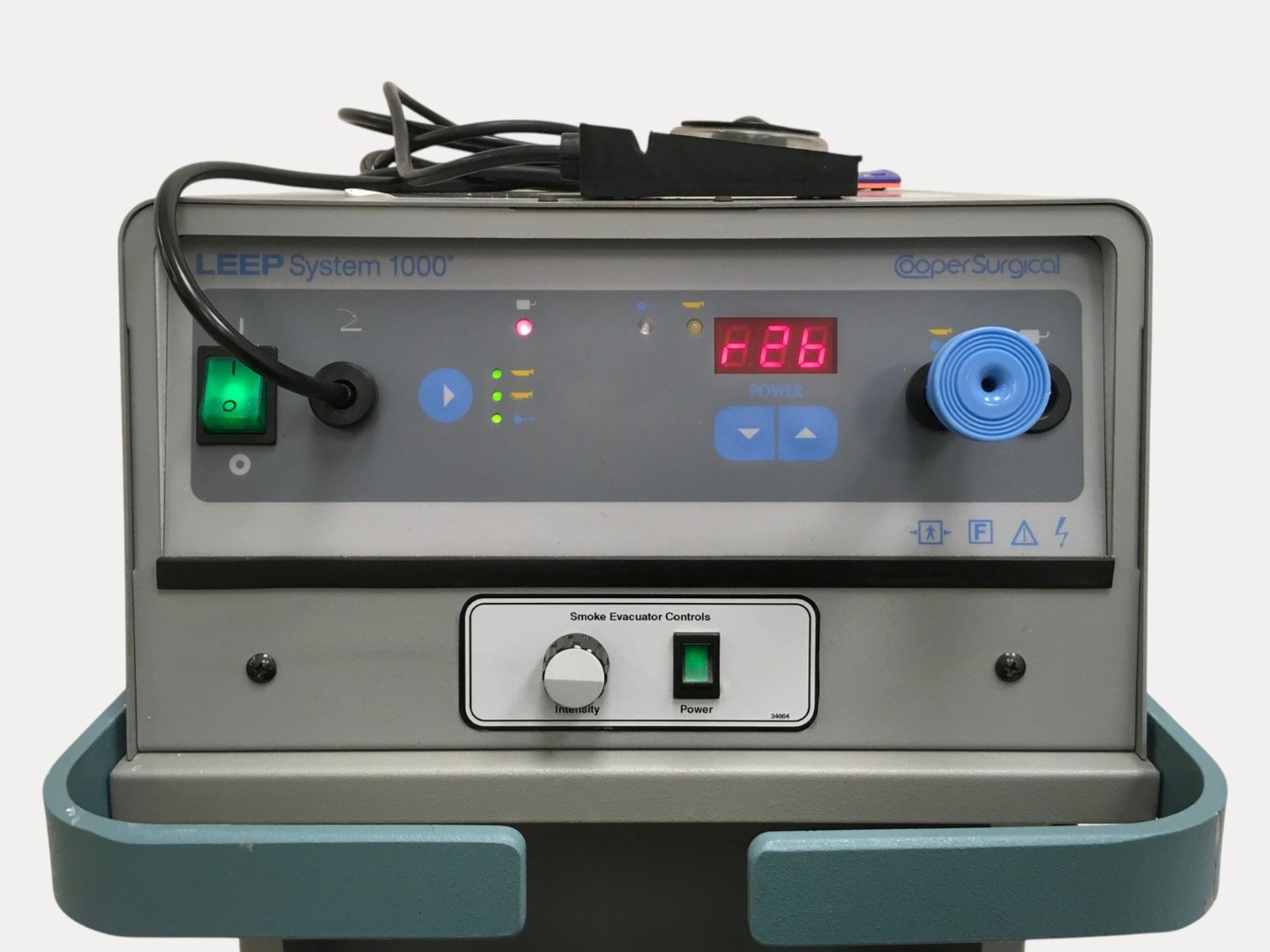 Cooper Surgical LEEP System 1000 DM52969 w/ Smoke Evac & Damaged Footswitch