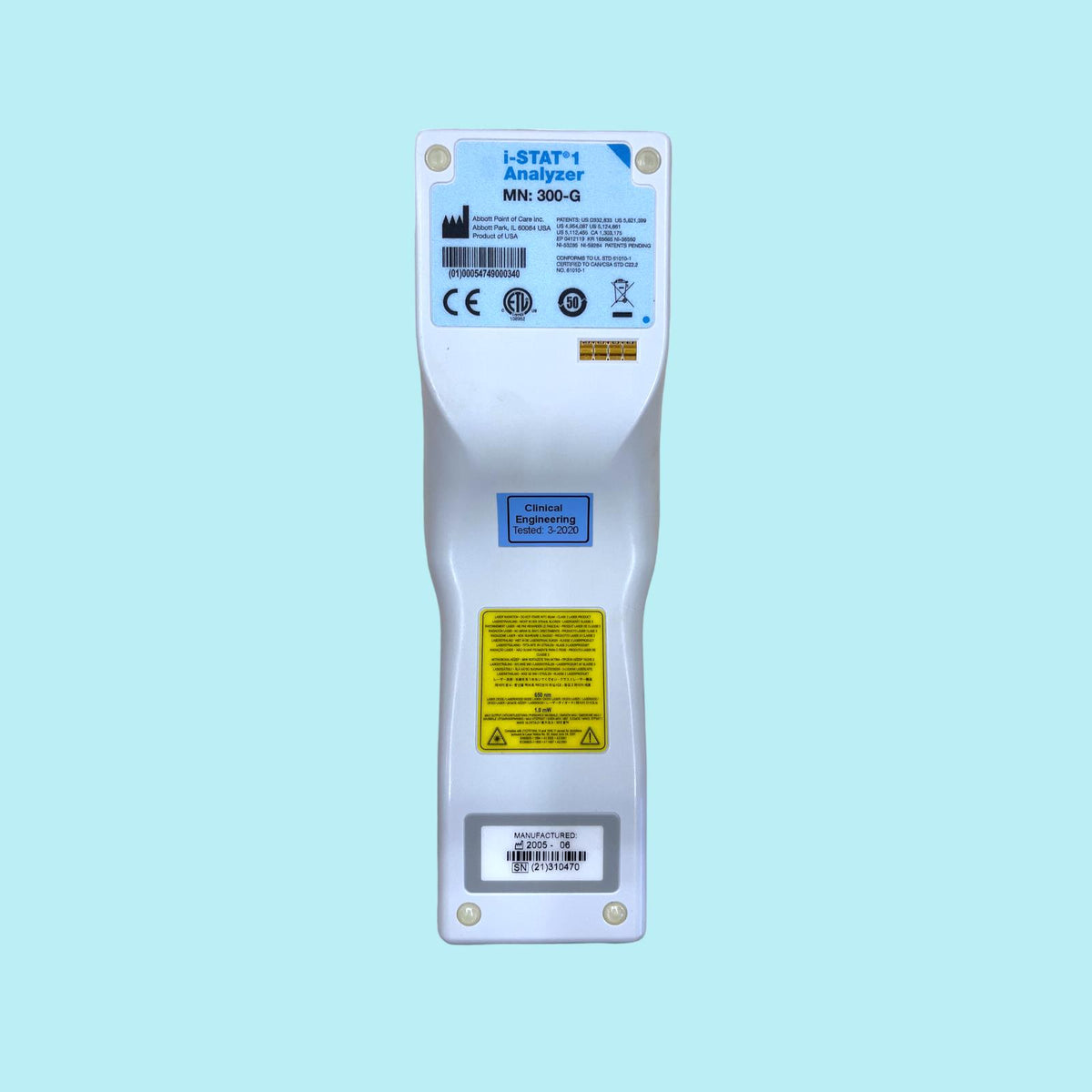 Abbott i-STAT 1 Portable Hematology Analyzer