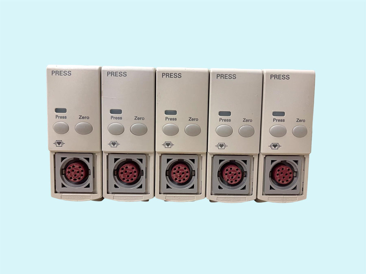 5 Philips Patient Blood Pressure Press Module M1006B (No Faceplate)