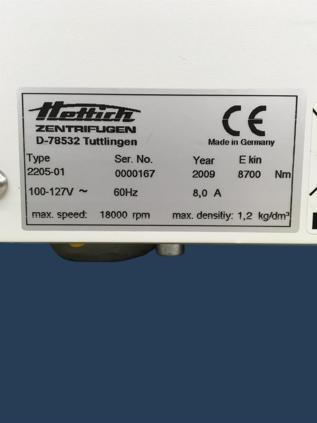 Hettich Mikro 220R 2205-01 Refrigerated Centrifuge w/ 24-Place Rotor 1195-A